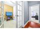 Hallway with access to office and other rooms at 3529 High Hampton Cir, Tampa, FL 33610