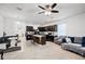Open kitchen with dark cabinets, an island, and breakfast nook at 3830 Vignoble Ln, Brandon, FL 33511