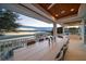 Outdoor dining area on the patio with waterfront views at 477 20Th Ave, Indian Rocks Beach, FL 33785