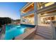 Inviting heated pool with spa and waterfront views at 477 20Th Ave, Indian Rocks Beach, FL 33785