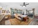 Comfortable main bedroom with lots of natural light and sliding doors to patio at 505 Jefferson S Ave, Oldsmar, FL 34677