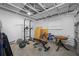 Garage converted into a home gym at 505 Jefferson S Ave, Oldsmar, FL 34677