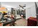 Home office with desk, chair, and ample natural light at 505 Jefferson S Ave, Oldsmar, FL 34677