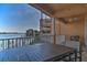 Covered balcony overlooking the marina; perfect for relaxing at 530 S Gulfview Blvd # 205, Clearwater, FL 33767