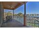 Spacious balcony with outdoor furniture and marina views at 530 S Gulfview Blvd # 205, Clearwater, FL 33767