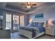 Peaceful main bedroom features a king bed and stunning water views at 530 S Gulfview Blvd # 205, Clearwater, FL 33767