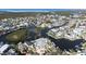 Expansive aerial view showcasing waterfront homes and community amenities at 5736 Biscayne Ct # 3, New Port Richey, FL 34652