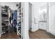 Large walk-in closet with shelving and hanging space at 5736 Biscayne Ct # 3, New Port Richey, FL 34652
