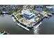 Community clubhouse with pool, hot tub, and private boat docks at 5736 Biscayne Ct # 3, New Port Richey, FL 34652