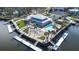 Community features a clubhouse, pool, hot tub, and private docks at 5736 Biscayne Ct # 3, New Port Richey, FL 34652