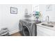 Laundry room with washer, dryer, and utility sink at 5736 Biscayne Ct # 3, New Port Richey, FL 34652