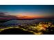 Scenic sunset aerial view of waterfront area at 670 Island Way # 500, Clearwater Beach, FL 33767