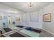 Spacious exercise room with mirrored walls and mats at 670 Island Way # 500, Clearwater Beach, FL 33767