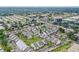 Wide aerial view of community and surroundings at 706 Haven Pl, Tarpon Springs, FL 34689