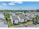 Aerial view of community and neighboring buildings at 706 Haven Pl, Tarpon Springs, FL 34689