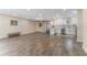 Open concept living room and kitchen with tile floors at 908 Victoria St, Brandon, FL 33510