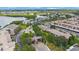 Aerial view of community and waterfront access at 10033 64Th N Ave # 16, St Petersburg, FL 33708