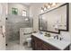 Modern bathroom with double sinks and a large shower at 12405 Stonelake Ranch Blvd, Thonotosassa, FL 33592