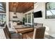 Covered outdoor kitchen with dining area at 12405 Stonelake Ranch Blvd, Thonotosassa, FL 33592