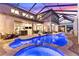 Resort-style pool and outdoor entertaining area with covered lanai at 12405 Stonelake Ranch Blvd, Thonotosassa, FL 33592