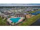 Community pool, playground, tennis courts, and clubhouse at 12940 Brookside Moss Dr, Riverview, FL 33579