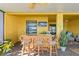 Enjoy this outdoor bar with seating for three at 13614 Tonya Anne Dr, Riverview, FL 33579