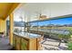 Relax on this screened patio overlooking a lake at 13614 Tonya Anne Dr, Riverview, FL 33579