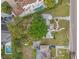 Property location shown with lot line highlighted at 150 Almedo Ne Way, St Petersburg, FL 33704