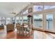 Elegant dining room offering stunning water views at 16134 4Th E St, Redington Beach, FL 33708