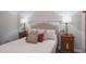 Cozy bedroom with neutral tones, a comfortable bed, and stylish nightstands at 1815 Sunset Wind Loop # 118, Oldsmar, FL 34677