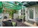 Outdoor patio features a fire pit and seating area at 200 57Th S Ave, St Petersburg, FL 33705