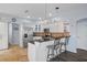 Modern kitchen with stainless steel appliances and granite countertops at 2342 Edelweiss Loop, Trinity, FL 34655