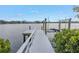 Private dock with boat lift at 337 Coffee Pot Ne Dr, St Petersburg, FL 33704