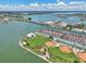 Aerial view showing location near waterfront and park at 343 Rex Pl # F, Madeira Beach, FL 33708