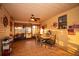 Cozy screened porch with nautical decor, table, and chairs at 4506 24Th S Ave, Tampa, FL 33619
