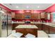 Modern kitchen with stainless steel appliances and granite countertops at 534 19Th Nw St, Ruskin, FL 33570