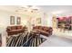 Open concept living room with views into the kitchen and dining area at 534 19Th Nw St, Ruskin, FL 33570