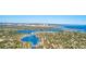 Aerial view of waterfront homes and community near the city skyline at 6315 Shoreline Dr # 3202, St Petersburg, FL 33708