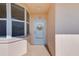 Inviting condo entryway with a decorative wreath at 6315 Shoreline Dr # 3202, St Petersburg, FL 33708