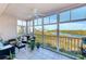 Spacious screened balcony overlooking water at 6315 Shoreline Dr # 3202, St Petersburg, FL 33708