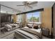 Bedroom with mirrored closet and window view at 632 Edgewater Dr # 439, Dunedin, FL 34698