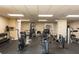 Well-equipped fitness center featuring various exercise machines at 7050 Sunset S Dr # 211, South Pasadena, FL 33707