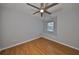 Bedroom with ceiling fan and window seat at 8111 Tar Hollow Dr, Gibsonton, FL 33534