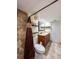 Well-maintained bathroom featuring a shower, toilet, and vanity with granite countertop at 9860 62Nd N Ter # 1013, St Petersburg, FL 33708