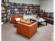 Relaxing library with comfortable seating and many books at 9860 62Nd N Ter # 1013, St Petersburg, FL 33708