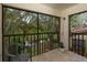 Relaxing screened patio provides serene nature views and tranquil ambiance at 11511 113Th St # 13H, Largo, FL 33778