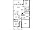 One-story floor plan with 3 bedrooms, 2 baths, and a 2 car garage at 12269 New Tranquility Path, Venice, FL 34293