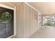 Private entrance with a wreath, leading to the unit at 200 Country Club Dr # 802, Largo, FL 33771