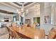 Spacious dining room with hardwood floors and kitchen views at 214 Bon Vie Pl, Valrico, FL 33594