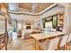 Gourmet kitchen with island, stainless steel appliances, and custom cabinetry at 214 Bon Vie Pl, Valrico, FL 33594